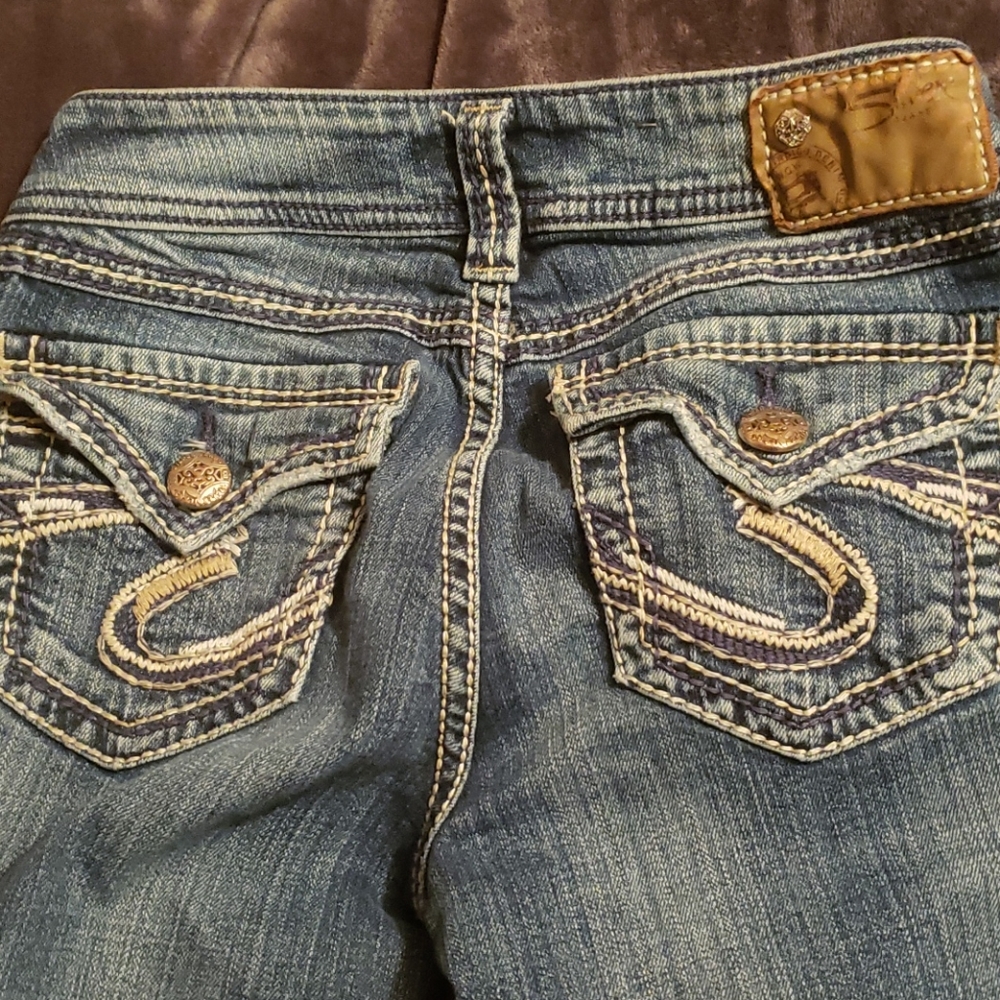 Silver jeans